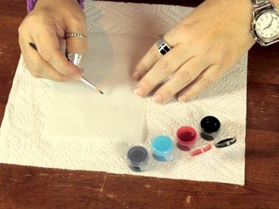 What Kind of Paint Sticks to Transparency Paper? : Bows & Craft Tips
