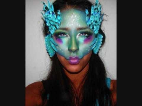 Zelda Zoras Inspired Makeup Part 1: Creating the Fins and Gils Tutorial How-To Mermaid Makeup