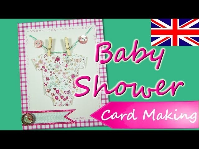 Baby Shower Invitations *Baby Party Invitations* DIY Scrapbook Ideas Scrap Card Making Mathie