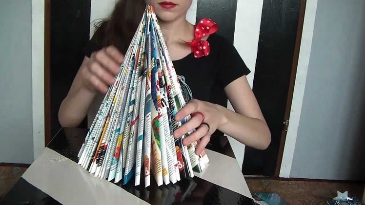 Christmas Tree(s) ( DIY FROM OLD MAGAZINES )