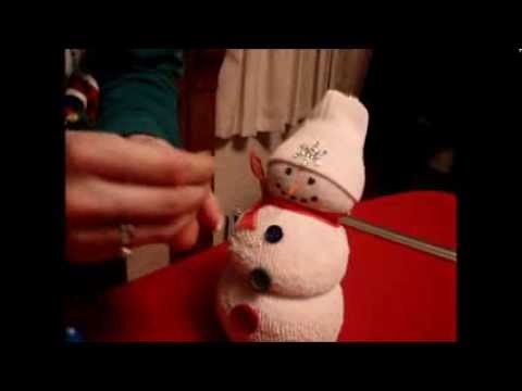 Craftin' Cathy Festive Sock Snowman