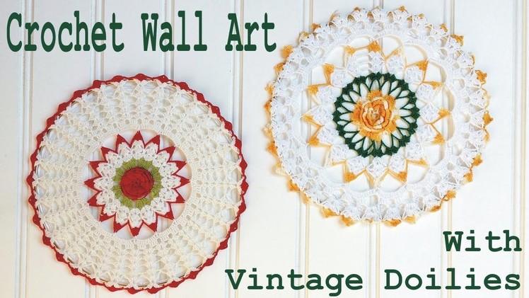 Crochet Doily Wall Art