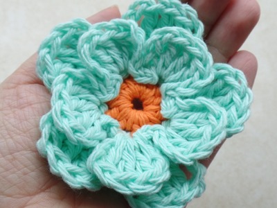 #Crochet Easy Flower #TUTORIAL