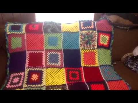 Crochet Granny Square Blanket!!