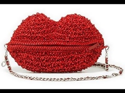 Crochet Knitting handbags - 60 pictures of chic handbags