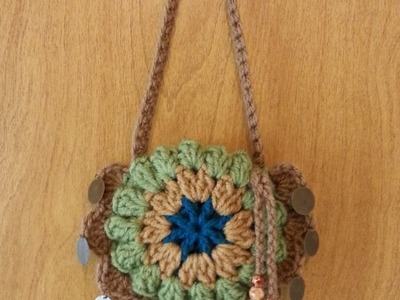 #Crochet small Handbag Purse #TUTORIAL DIY CROCHET BAGS FREE