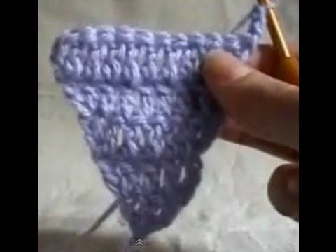 Crochet Solid Shawl -Easy - Version1 (Narrow version)