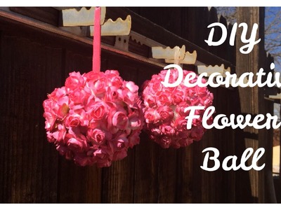DIY Decorative Flower Ball