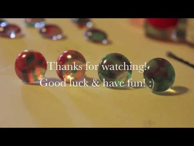 DIY Glass beads earrings tutorial