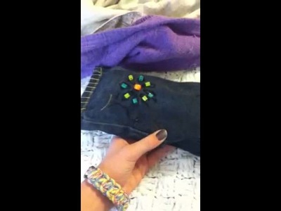 DIY: jean pillow tutorial