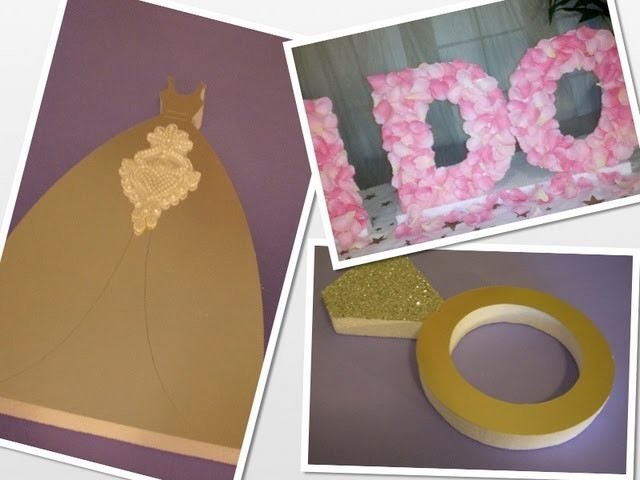 DIY Rose Petal Styrofoam Letters Wedding Tutorial by Styroscript.com