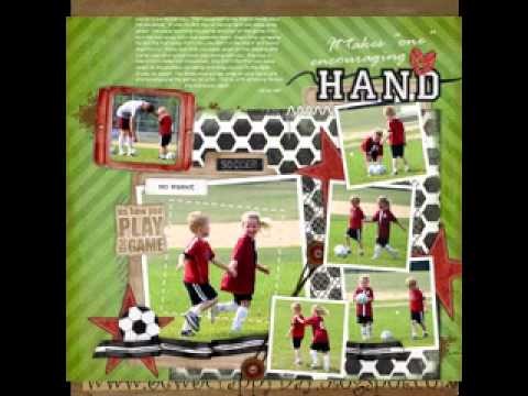 DIY Sports scrapbooking making ideas