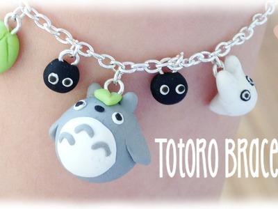 DIY Totoro Bracelet from Polymer Clay Kawaii Tutorial