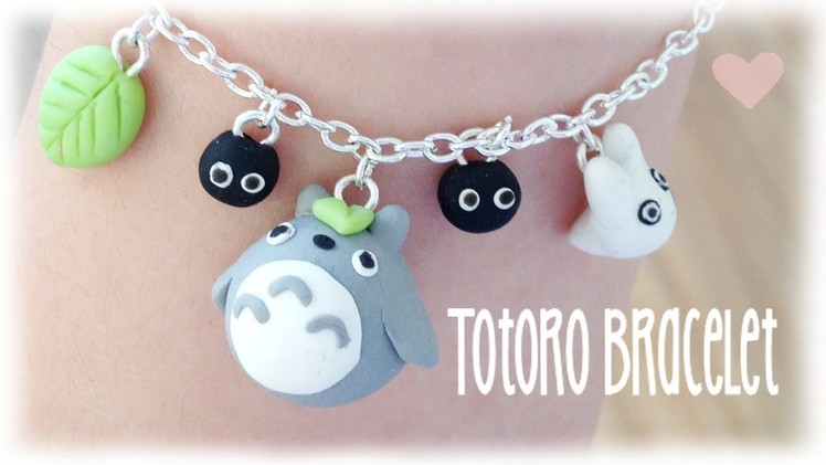 DIY Totoro Bracelet from Polymer Clay Kawaii Tutorial