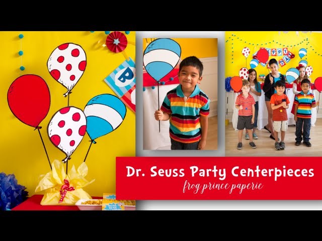 Dr. Seuss Party Centerpiece DIY
