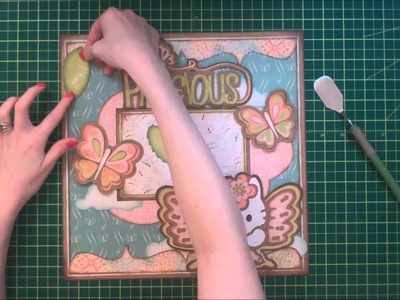 Faith Abigail Designs - Hello Kitty Butterfly Scrapbook Layout