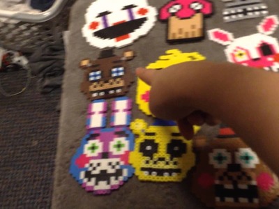 Five nights at freddys perler beads collection so far more to come soon