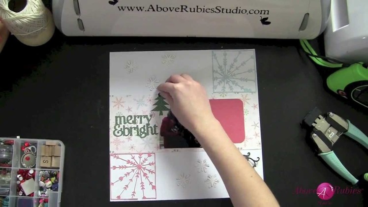Fixing Die-Cuts that Don't Cut Quite Right Christmas Scrapbooking AboveRubiesStudio
