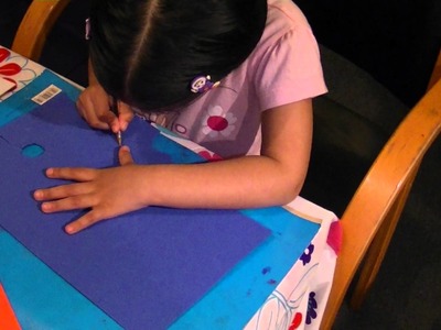 Foam Flower Craft by Kanan  for Mother's Day Card 17-03-12