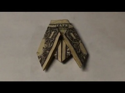 Fold a $1 One Dollar Fly Origami - Dollar Bill Bug Tutorial - Instructions for Moneygami Insect