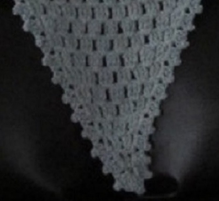 How to Crochet a Triangle Shawl Pattern #6 by ThePatterfamily