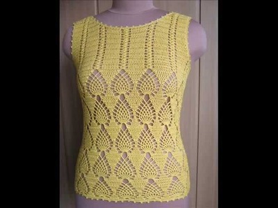 How to crochet tunic top free pattern