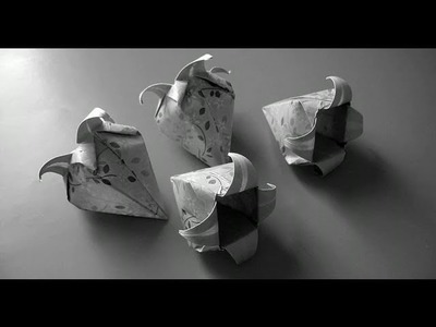 How to fold: Origami Bell Flower | Convallaria Flower by Katrin Shumakov | Parte II