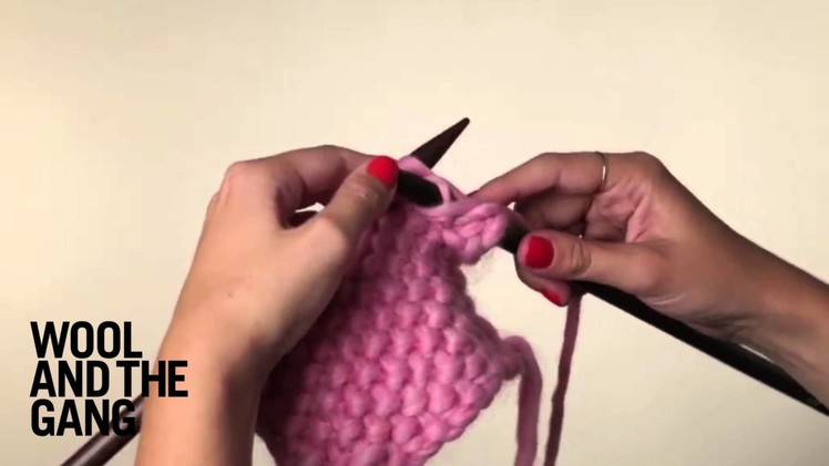 How To Knit The Linen Stitch
