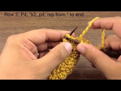 How to Knit the Little Ladder Stitch (English Style)
