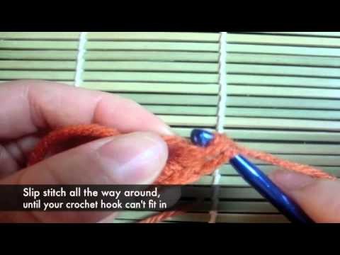 How to make a crochet button