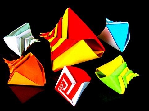 How to make a Modular Origami Snail Shell