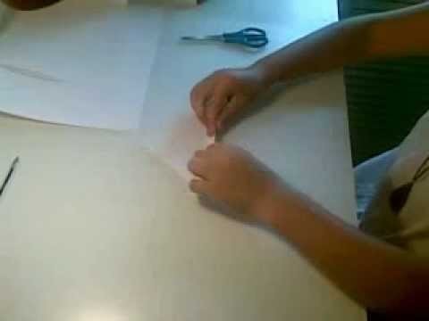 How to make a paper t shirt - Arts and Crafts - Como hacer una camiseta de papel - Manualidades