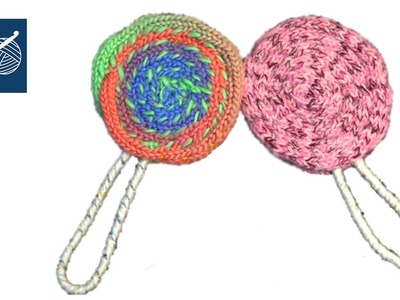 How to Make a Yarn Lollipop - Crochet Geek