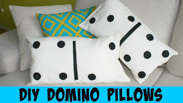 How To Make Domino Pillows | DIY Home Decor