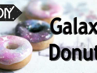 How to make Galaxy Donuts - Polymer clay tutorial