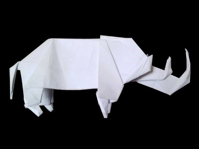How to make: Origami Rhino