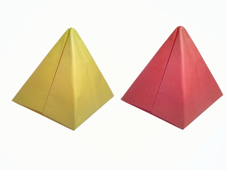 How to make Paper Pyramid ( very easy ) : DIY Crafts