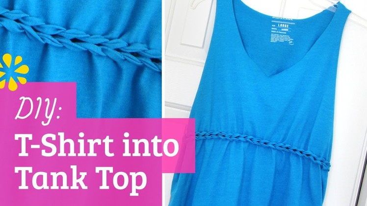 How to Make T-Shirt into Tank Top