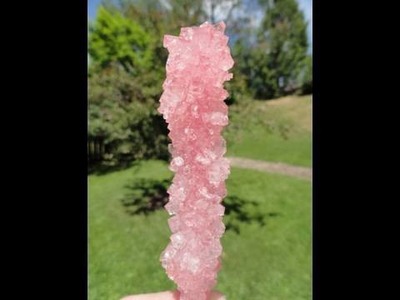 How to make your own rock candy (sugar crystal candy)