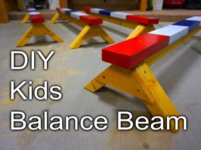 Kids Balance Beam - DIY Christmas Gifts for my Nieces