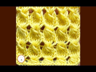 KNITTING FOR BEGINNERS| Embossed Knitting Stitches