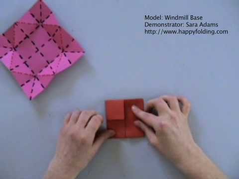 Origami Basics: Windmill Base