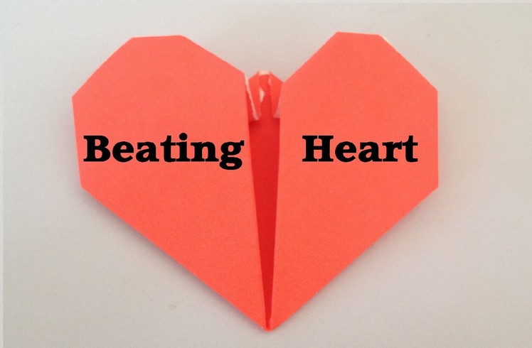 Origami BEATING HEART tutorial l JasmineStarler