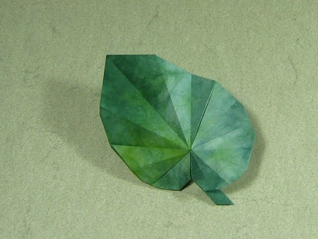 Origami Instructions: Begonia Leaf (Peter Engel)
