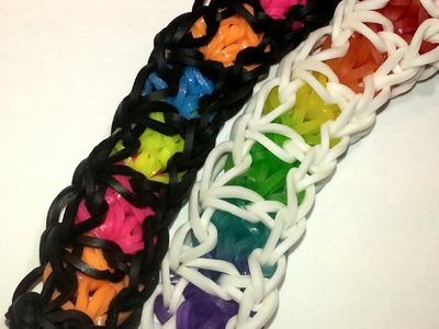 Pixel Bracelet Tutorial by feelinspiffy (Rainbow Loom)