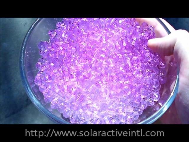 SolarActive® Magenta Magic Beads | UV Beads Video