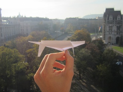 The Ultimate Paper Airplane Glider In Action (+ tutorial) - My Best Ever Paper Plane