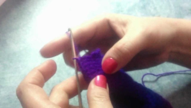 Turning a heel in crochet