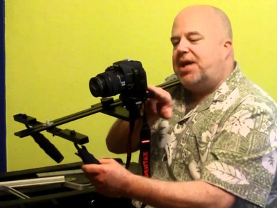 $80 DIY HDSLR Shoulder Rig Video Camera. Camcorder Stabilizer