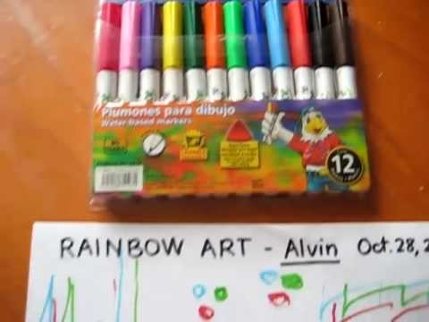 Arts and Crafts. Rainbow art